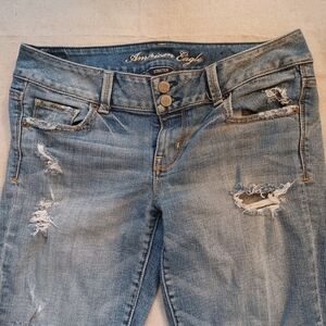 American Eagle Outfitters Distressed Artist Jeans Women's Size 8